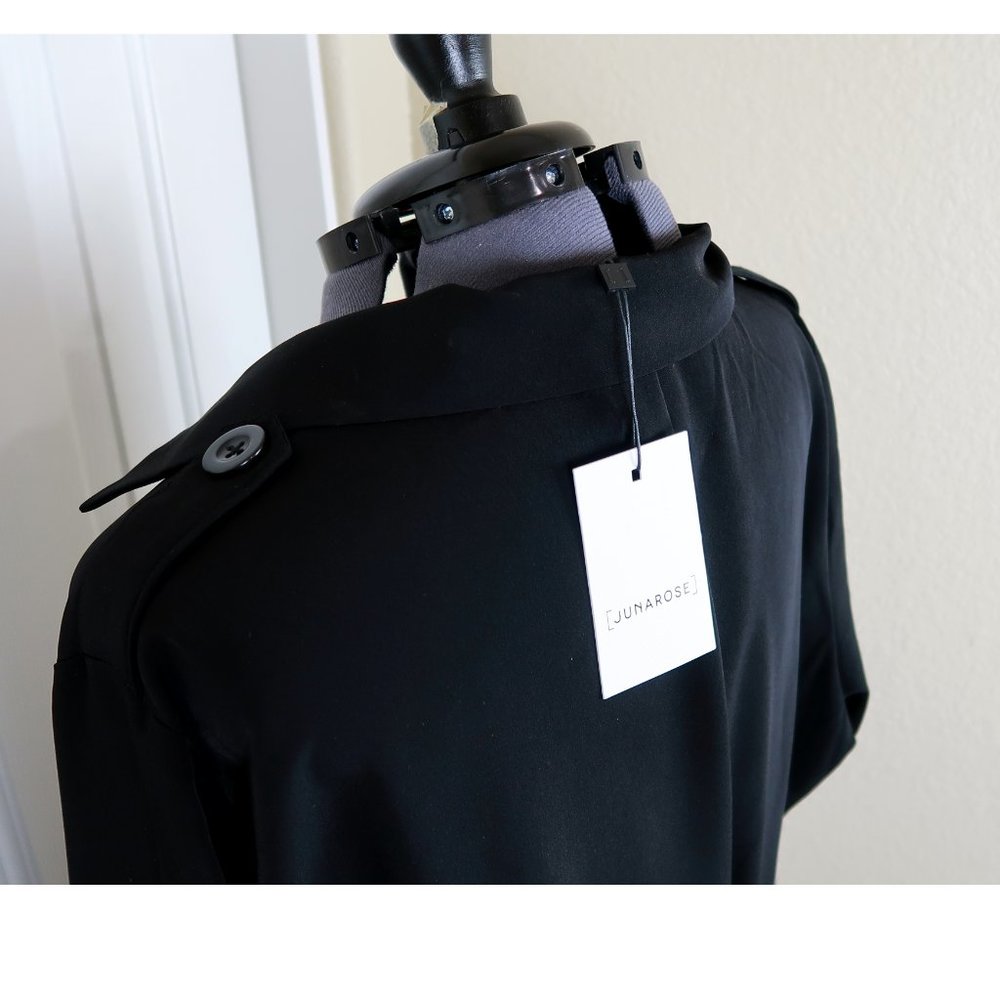 Junarose Women's Jrkaiza Ls Trench - S Coat - Picture 3 of 8